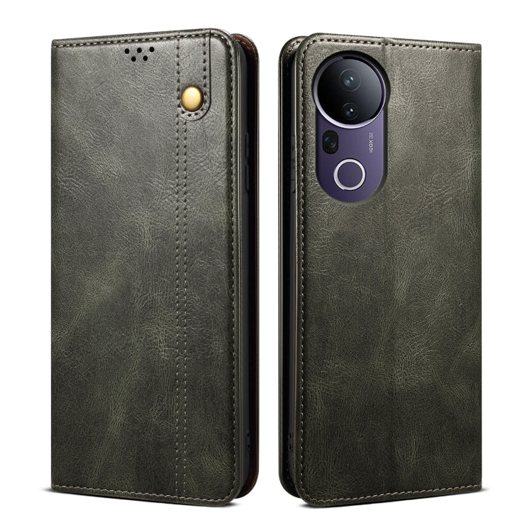 Oil Wax Crazy Horse Texture Leather Phone Case, For vivo S20 5G, For vivo S20 Pro 5G, For vivo Y19s 4G, For vivo X200, For vivo X200 Pro mini, For vivo X200 Pro