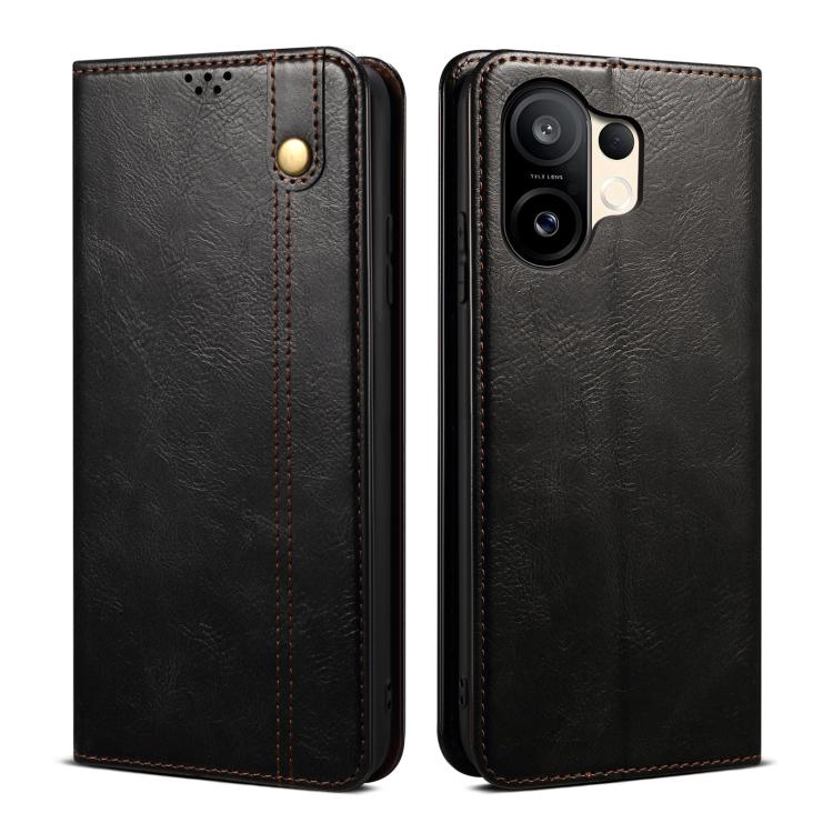 Oil Wax Crazy Horse Texture Leather Phone Case, For vivo X300 Pro, For vivo X300, For vivo V60 5G, For vivo S30 Pro mini, For vivo X200 Ultra, For vivo V50
