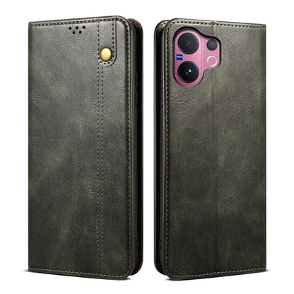 Oil Wax Crazy Horse Texture Leather Phone Case, For vivo X300 Pro, For vivo X300, For vivo V60 5G, For vivo S30 Pro mini, For vivo X200 Ultra, For vivo V50