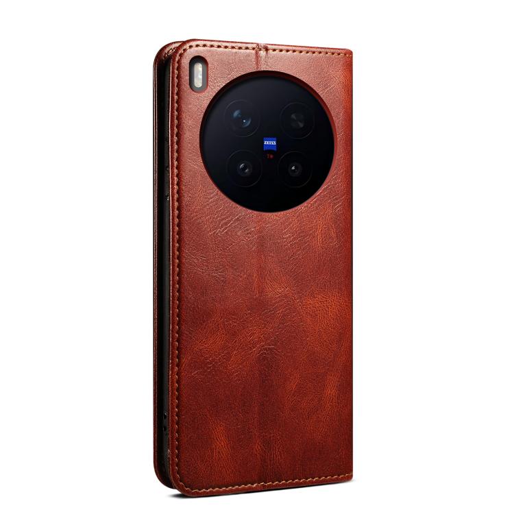 Oil Wax Crazy Horse Texture Leather Phone Case, For vivo X300 Pro, For vivo X300, For vivo V60 5G, For vivo S30 Pro mini, For vivo X200 Ultra, For vivo V50