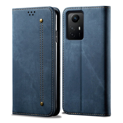 Denim Texture Flip Leather Phone Case