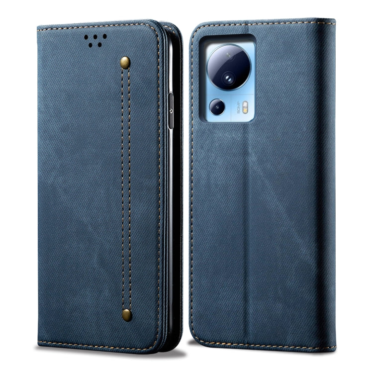 Denim Texture Flip Leather Phone Case