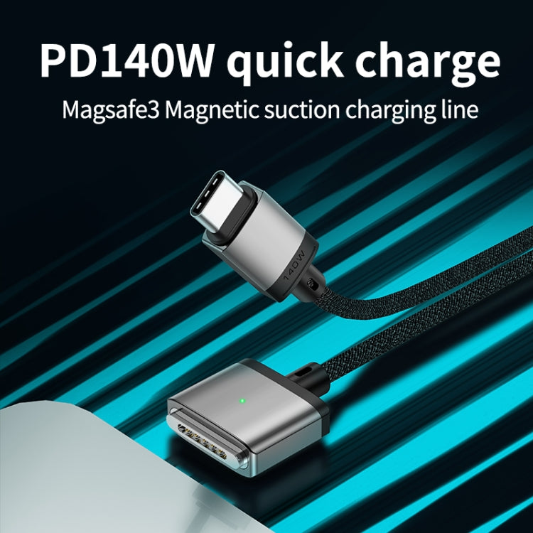 140W Type-C to Magsafe 3 Magnetic Charging Cable