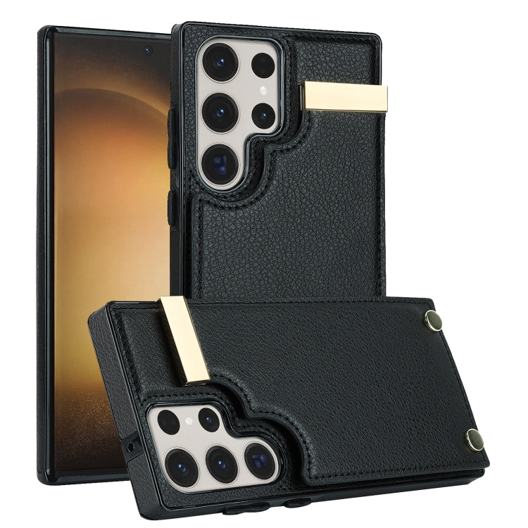 Metal Buckle Card Slots Phone Case