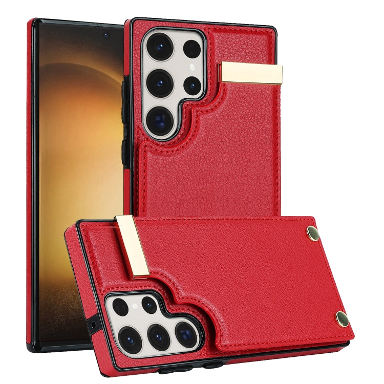 Metal Buckle Card Slots Phone Case