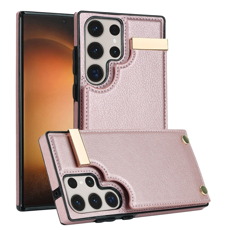 Metal Buckle Card Slots Phone Case