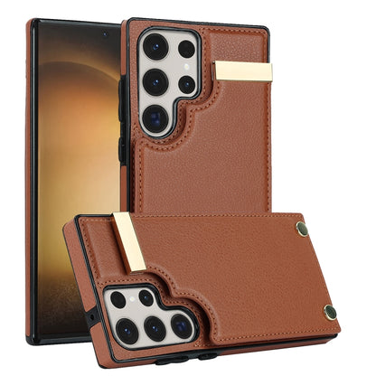 Metal Buckle Card Slots Phone Case