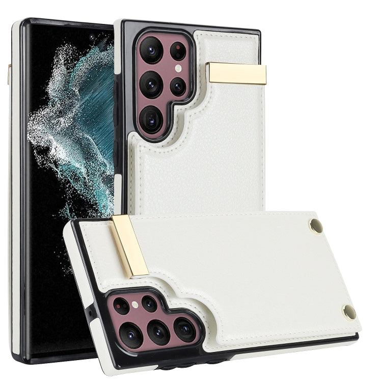 Metal Buckle Card Slots Phone Case