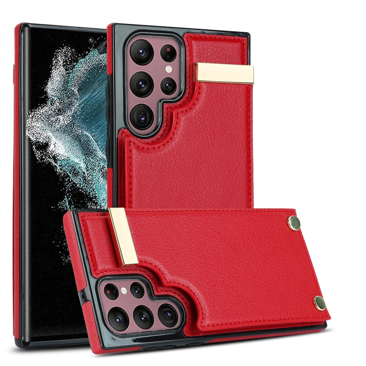 Metal Buckle Card Slots Phone Case