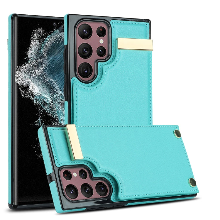 Metal Buckle Card Slots Phone Case