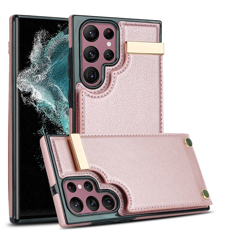 Metal Buckle Card Slots Phone Case