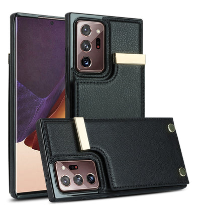 Metal Buckle Card Slots Phone Case