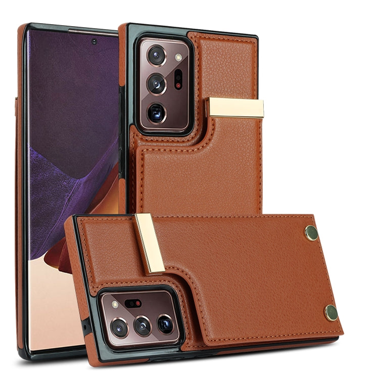 Metal Buckle Card Slots Phone Case