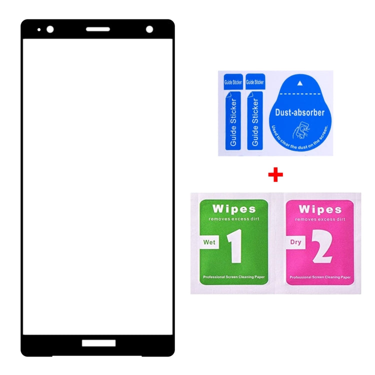 3D Curved Edge Full Screen Tempered Glass Film, For Sony Xperia XZ2, For Sony Xperia XZ2 Compact