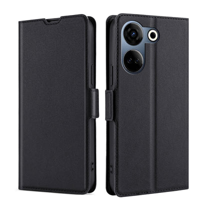 Ultra-thin Voltage Side Buckle Horizontal Flip Leather Phone Case