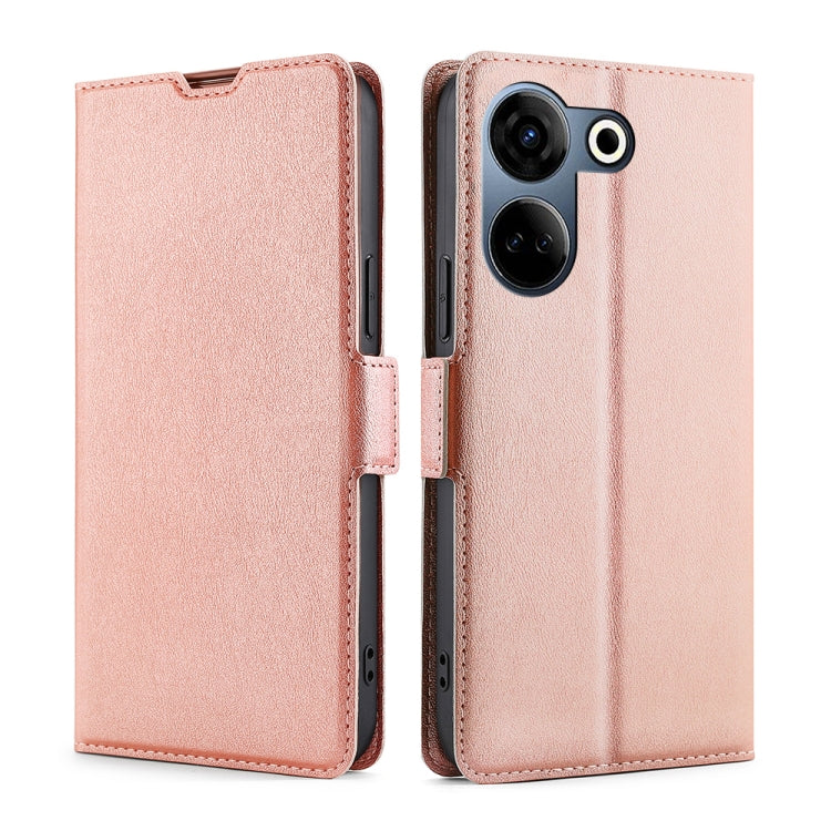 Ultra-thin Voltage Side Buckle Horizontal Flip Leather Phone Case