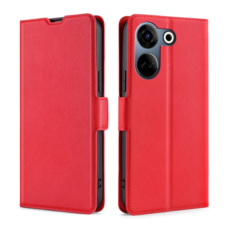 Ultra-thin Voltage Side Buckle Horizontal Flip Leather Phone Case