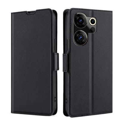 Ultra-thin Voltage Side Buckle Horizontal Flip Leather Phone Case