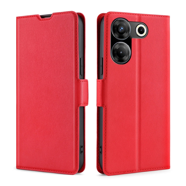 Ultra-thin Voltage Side Buckle Horizontal Flip Leather Phone Case