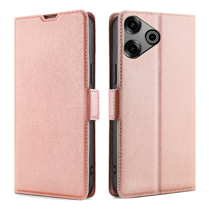 Ultra-thin Voltage Side Buckle Horizontal Flip Leather Phone Case