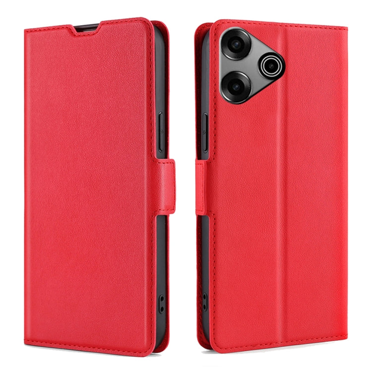 Ultra-thin Voltage Side Buckle Horizontal Flip Leather Phone Case