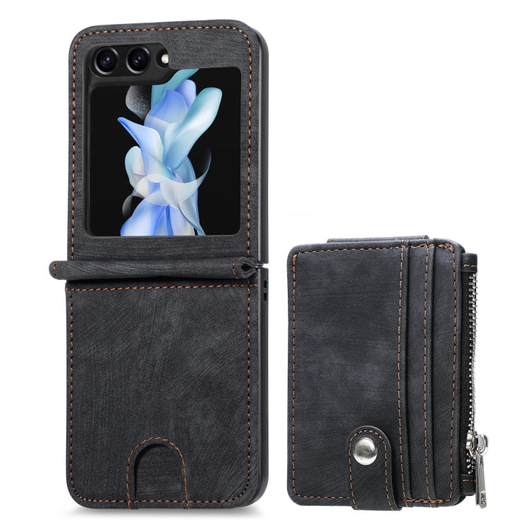 Skin-feel PU Zipper Wallet Phone Case