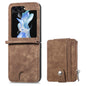 Skin-feel PU Zipper Wallet Phone Case