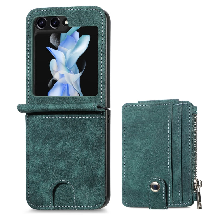 Skin-feel PU Zipper Wallet Phone Case