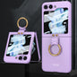 GKK Ultra-thin PC Full Coverage Phone Case with Ring Holder / Tempered Film