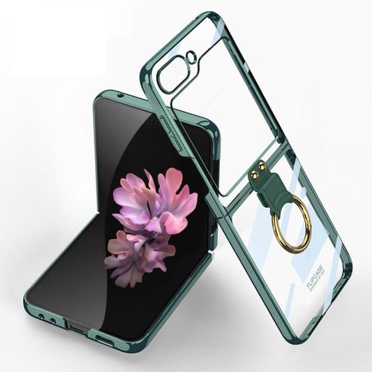 GKK Electroplating Phone Case with Ring, For Samsung Galaxy Z Flip6 / Flip7 FE