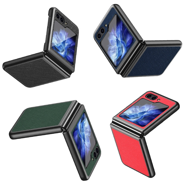 Cross Texture All Inclusive Shockproof Protective Phone Case, For Samsung Galaxy Z Flip5