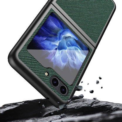 Cross Texture All Inclusive Shockproof Protective Phone Case, For Samsung Galaxy Z Flip5