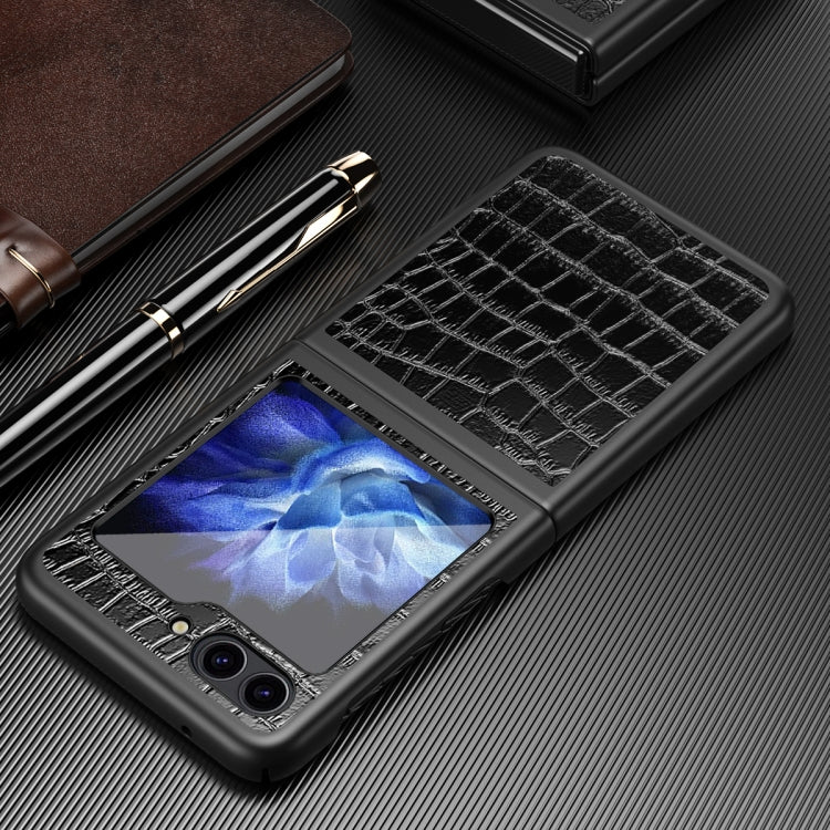 Crocodile Texture Leather Folding Protective Phone Case