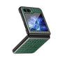 Crocodile Texture Leather Folding Protective Phone Case, For Samsung Galaxy Z Flip5