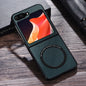 Magsafe Magnetic Ring Leather Texture Phone Case