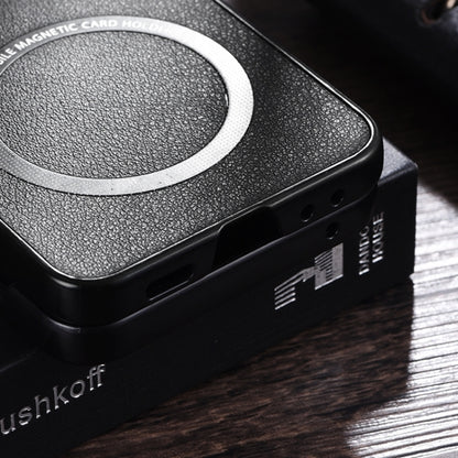 Magsafe Magnetic Ring Leather Texture Phone Case