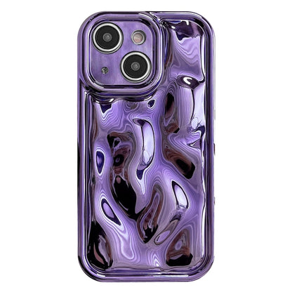 Electroplating Meteorite Texture TPU Phone Case, For iPhone 16 Plus, For iPhone 16, For iPhone 15 Pro Max, For iPhone 15 Pro, For iPhone 15 Plus, For iPhone 15