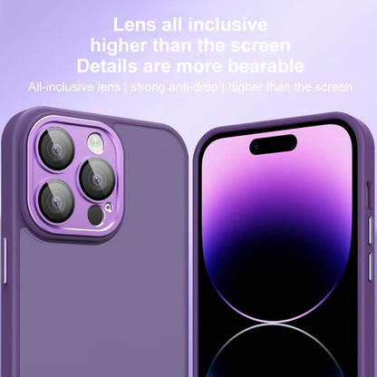 All-inclusive TPU Edge Acrylic Back Phone Case with Lens Film