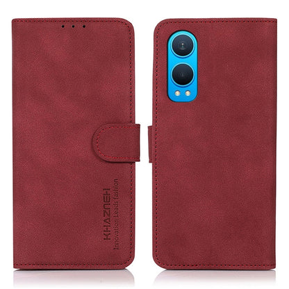 KHAZNEH Matte Texture Leather Phone Case, For OnePlus Nord CE5, For OnePlus 13R Global, For OnePlus 13, For OnePlus Nord 4, For OnePlus Nord CE4 Lite, For OnePlus Nord 4E Global