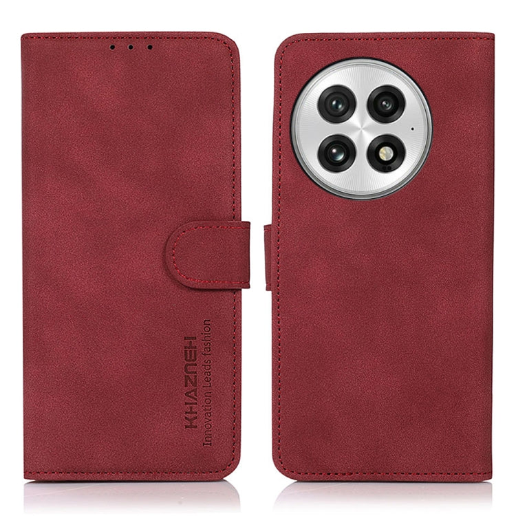 KHAZNEH Matte Texture Leather Phone Case, For OnePlus Nord CE5, For OnePlus 13R Global, For OnePlus 13, For OnePlus Nord 4, For OnePlus Nord CE4 Lite, For OnePlus Nord 4E Global