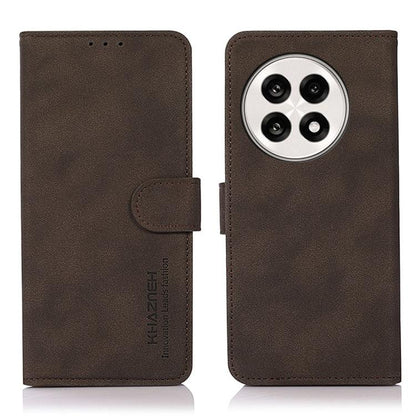 KHAZNEH Matte Texture Leather Phone Case, For OnePlus Nord CE5, For OnePlus 13R Global, For OnePlus 13, For OnePlus Nord 4, For OnePlus Nord CE4 Lite, For OnePlus Nord 4E Global