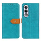 European Floral Embossed Flip Leather Phone Case