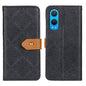 European Floral Embossed Flip Leather Phone Case