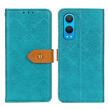 European Floral Embossed Flip Leather Phone Case