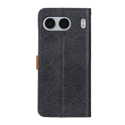 European Floral Embossed Flip Leather Phone Case, For OnePlus Nord 4, For OnePlus Nord CE4 Lite, For OnePlus Nord CE4 5G / K12 5G, For OnePlus 12R/Ace 3, For OnePlus 12, For OnePlus Ace 2 Pro, For OnePlus Nord 3 / Ace 2V