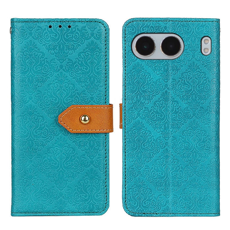 European Floral Embossed Flip Leather Phone Case, For OnePlus Nord 4, For OnePlus Nord CE4 Lite, For OnePlus Nord CE4 5G / K12 5G, For OnePlus 12R/Ace 3, For OnePlus 12, For OnePlus Ace 2 Pro, For OnePlus Nord 3 / Ace 2V