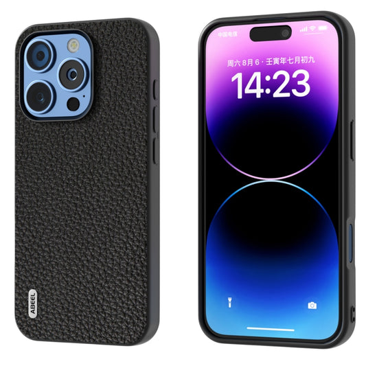 ABEEL Genuine Leather Litchi Texture Phone Case