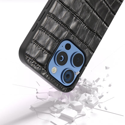 ABEEL Crocodile Texture Genuine Leather Phone Case