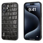 ABEEL Crocodile Texture Genuine Leather Phone Case