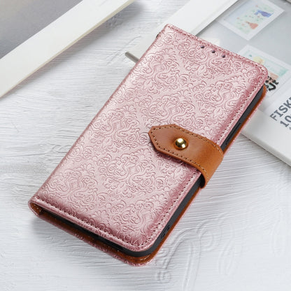 European Floral Embossed Leather Phone Case, For iPhone 16e / 17e, For iPhone 16 Pro Max, For iPhone 16 Pro, For iPhone 16 Plus, For iPhone 16, For iPhone 15 Pro Max, For iPhone 15 Pro, For iPhone 15 Plus